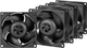 Набір вентиляторів Arctic S8038-7K 80 мм 4 шт Black (ACFAN00292A) - зображення 1