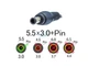 Блок живлення Samsung R510, R519, R520, R522, R530, R55, R560, R610, R710, R720, R730 (19V 4.74A 90W (5.5*3.0+Pin)). High - зображення 2