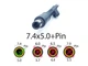 Блок питания для HP G4, G6, G50, G60, G61, G62, G70, G71, G72 (18.5V 3.5A 65W (7.4*5.0+PIN)) - изображение 2