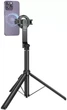 Монопод-трипод HOCO K25 Sherkhan magnetic aluminum alloy live broadcast holder 1.5m Black - зображення 6
