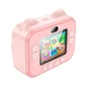 Детская цифровая фото-видео камера HOCO Dual-camera children printing camera DV204, 2.4", HD screen, 48MP, 800mAh, 3h, pink - изображение 1