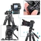 Штатив-трипод Tripod Stand Multifunctional Neepho NP-8850 1.75m Black - зображення 6