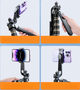 Монопод-трипод Tripod Stand Multifunctional CH A1588 Bluetooth з пультом 2.10m ¼ Black - изображение 4