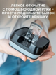 Набор контейнеров для хранения сыпучих круп 7 пластиковых емкостей с вакуумной крышкой органайзеры для кухни - изображение 6
