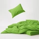 Пододеяльник MirSon Soft Touch of Satin 013 Light green 143х210 см (2200011281827) - изображение 5