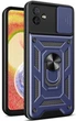 Протиударний броньований чохол із захистом камери для Samsung Galaxy A05 (A055) Armor Case Keysion blue - изображение 1