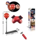 Боксерский набор Sport Set ZG 0-468 груша перчатки насос. Black and Red (163053) - изображение 2