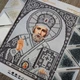 Набір для вишивання бісером Art-Millennium. N-0219 Святий Миколай (срібло) 20х26 см - изображение 2