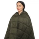 Одеяло мультифункциональное 3в1 с чехлом CAMPING MULTIFUNCTIONAL PUFFY BLANKET 4Monster 450 г 175x140 см Нейлон Утиный пух оливковый C-PBF-140 - изображение 6
