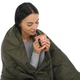 Одеяло мультифункциональное 3в1 с чехлом CAMPING MULTIFUNCTIONAL PUFFY BLANKET 4Monster 510 г 200x144см Нейлон Полиэстер 100% цвет оливковый C-PBF-144 - изображение 1