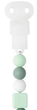 Zawieszka do smoczka Nattou Silicone Miętowa 25 cm 877343 (5414673877343) - obraz 2