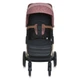 Коляска детская EL CAMINO DYNAMIC PRO Special Pink прогулочная с чехлом и дождевиком Розовая с перышками (ME 1053G-2) - изображение 2