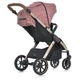 Коляска детская EL CAMINO DYNAMIC PRO Special Pink прогулочная с чехлом и дождевиком Розовая с перышками (ME 1053G-2) - изображение 4