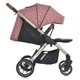 Коляска детская EL CAMINO DYNAMIC PRO Special Pink прогулочная с чехлом и дождевиком Розовая с перышками (ME 1053G-2) - изображение 5
