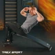 Складная тренировочная скамья наклонная Trex Sport TX-050B до 110 кг Черная - изображение 3