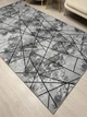 Ковер с прорезиненой основой Soft 1.6х2.3 м. Серый 10384-6 gray - изображение 3
