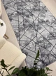 Ковер с прорезиненой основой Soft 1.6х2.3 м. Серый 10384-6 gray - изображение 6