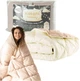 Одеяло IDEIA Всесезонное Полуторное евро 155х210 см Овечья шерсть Woolly Двустороннее Молоко/Беж (4820227289202) - изображение 13