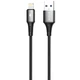 Кабель Proove WireX USB to Lightning 2.4A (1 м) чёрный - изображение 1