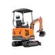 Мініекскаватор дизельний GTM G-Tex 1800 (18.6 кВт, 25 к.с., до 2.13 м, 1800 кг) - зображення 4