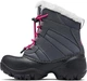Детские зимние ботинки для девочки Columbia Rope Tow III Waterproof Snow Dark/Grey/Haute/Pink 33 серые (BC1323-089) 33 - изображение 2