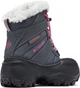 Детские зимние ботинки для девочки Columbia Rope Tow III Waterproof Snow Dark/Grey/Haute/Pink 29 серые (BC1323-089) - изображение 6