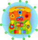 Навчальні ходунки з музикою Ricokids 2 в 1 RK-744 Білі (5903890616373) - зображення 8