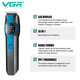 Набор для стрижки VGR 13 в 1 V-173 BLUE, 13 насадок, LED дисплей - изображение 8