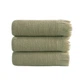 Набор полотенец Lotus Home - Rius olive оливковый 30*50 (3 шт.) - изображение 2