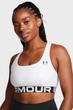 Жіночий білий топ UA HG Mid Branded Under Armour MD 1383544-100 - зображення 2