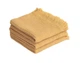 Набор полотенец Lotus Home - Rius mustard горчичный 30*50 (3 шт.) - изображение 1