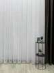Однотонная мягкая француская сетка с утяжелителем, цвет молочный, 300см Х 260см - на тесьме 6см (1789-Т32) - изображение 2
