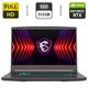 Іровий ноутбук MSI GF63 Thin 12VE-1645NEU / 15.6" (1920x1080) IPS / Intel Core i5-12450H (8 (12) ядер по 3.3 - 4.4 GHz) / 16 GB DDR4 / 512 GB SSD / nVidia GeForce RTX 4050, 6 GB GDDR6, 96-bit / WebCam - зображення 1