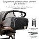 Универсальная сумка для коляски Aboutbaby Черный - изображение 5