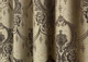 Комплект штор на люверсах VR-Textil Парча № 1775ш Бежевый с венге 155х270 см 2 шт (37-0259) - изображение 8