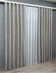 Комплект готовых штор VR-Textil Лен мрамор Pavliani VO № 1714ш серый 100х270 см 2 шт (31-820) - изображение 4