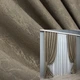 Комплект штор VR-Textil Жакард Viva Marmo № 1786ш Какао 150х270 см 2 шт (33-0754) - зображення 1