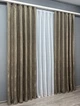Комплект штор VR-Textil Жакард Viva Marmo № 1786ш Какао 150х270 см 2 шт (33-0754) - зображення 4
