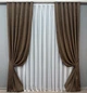 Комплект штор VR-Textil Жаккард Viva Marmo № 1783ш Коричневый 150х290 см 2 шт (33-0747) - изображение 2