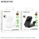 Беспроводное Зарядное Устройство Borofone BQ38 3-in-1 для iWatch, Black - изображение 3