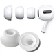 Силіконові амбушюри для AirPods Pro 1 / 2 (пара), L white - зображення 2