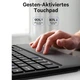 Чехол с Bluetooth - клавиатурой Magnet Flip Cover для Lenovo Y700 2025 / Legion Tab Gen 3 с RGB - подсветкой и Тачпадом black - изображение 9