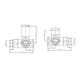 Комплект дизайн кранів під ТЕН Ideale Senso 1/2”x1/2” чорний - зображення 5