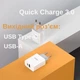 Заряджання для телефону Hoco C80A 20W USB Type-C швидке заряджання білий - зображення 5