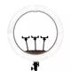 Лампа кольцевая для съемки Ring Light LJJ-22 56 см 480 LED диодов с пультом и адаптером Touch Switch черная - изображение 5