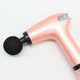 Массажный пистолет Fascial Gun HB-005, розовый, с 4 насадками / Перкуссионный ручной массажер для тела - изображение 5