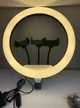 Лампа кольцевая для фото и видео Ring Fill Light QX-360, 36 см, LED, черная, с тремя держателями для смартфона - изображение 5