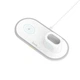 Бездротова зарядка для iPhone Watch AirPods Hoco CW21 Wisdom 3-in-1 біла - зображення 3
