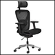 Крісло Mealux Q1 Air Black (арт. HF-Q1 M/B) - зображення 1