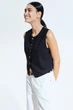 Жилет женский H&M 271235327 S Черный (2727000082369) - изображение 4
